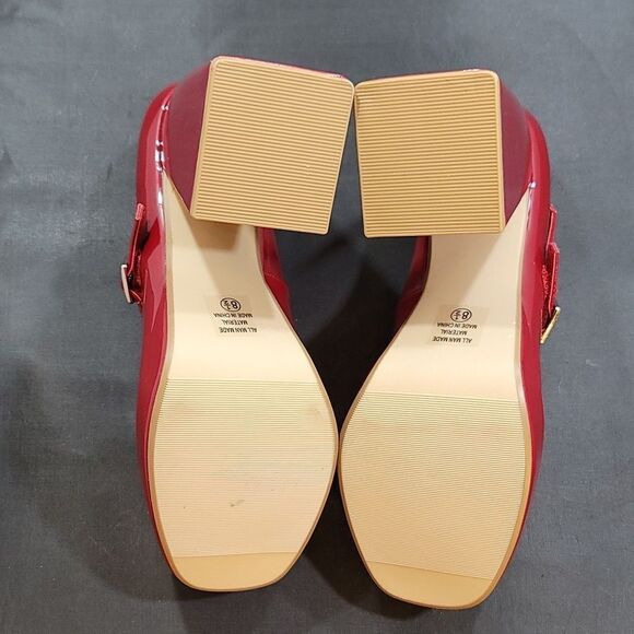 BRAND NEW SODA WOMEN'S  CLOSED TOE MARY JANE HIGH CHUNKY PUMPS - Picture 13 of 14